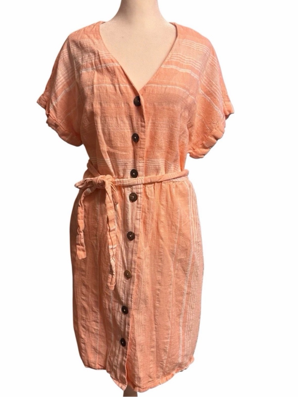 Carve Designs Dress Womens Size S Willow Linen Blend Beach F17